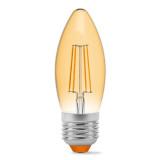 Світлодіодна лампа FILAMENT 4W E27 LED 2200K теплий